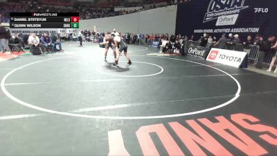 6A Boys 190 lbs Champ. Round 2 - Daniel Stetsyuk, Nelson Boys vs Quinn Wilson, Sunset Boys