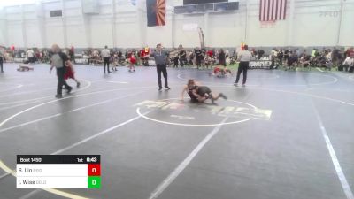 86 lbs 3rd Place - Sean Lin, Reign WC vs Ian Wise, Dolores Bears