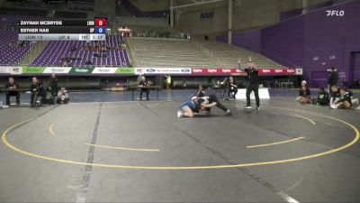 138 lbs Placement Matches (16 Team) - Zaynah Mcbryde, Life University vs Esther Han, University Of Providence