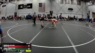 120 lbs Semis (4 Team) - Keegan Allan, Get Fit vs Cole Forsythe, BC Predators