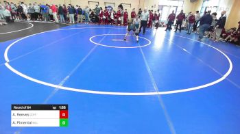 106 lbs Round Of 64 - Adrie Reeves, Goffstown vs Aiden Pimental, Billerica