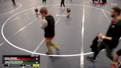 49 lbs Cons. Round 2 - Zack Seifert, New Prague Wrestling vs Leighton Drahota, Flat Earth Wrestling Club