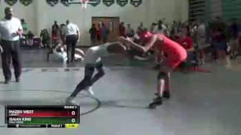 119 lbs Round 2 - Mazen West, Liberty vs Isaiah King, Palo Verde