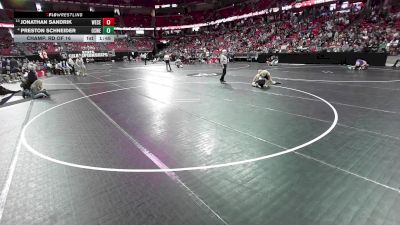 138 lbs Champ. Rd Of 16 - Jonathan Sandrik, Westosha Central vs Preston Schneider, Oshkosh West