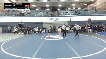 67 lbs Quarterfinal - Cole Butler, All In Wrestling Academy vs Mario Perez Jr., 208 Spartan WC