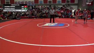 105 lbs Quarterfinal - Isabelle Goltz, South Winneshiek vs Valeria Torres, East Buchanan