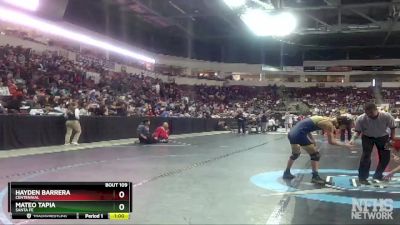 5A 114 lbs Cons. Round 1 - Mateo Tapia, Santa Fe vs Hayden Barrera, Centennial