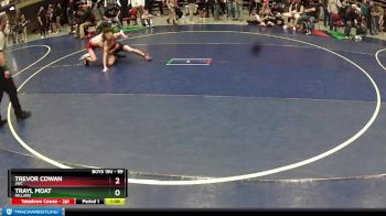 99 lbs Semifinal - Trevor Cowan, JWC vs Trayl Moat, Millard