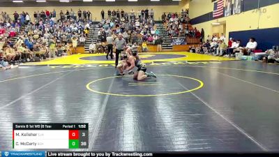 132 lbs Semis & 1st Wb (8 Team) - Colby McCarty, Brantley County HS vs Michael Kelleher, East Jackson HS