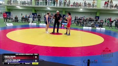 73kg Round 2 - Priya Mahil, Takedown WA vs Caitlyn Midlane, Ukee Storm Wrestling