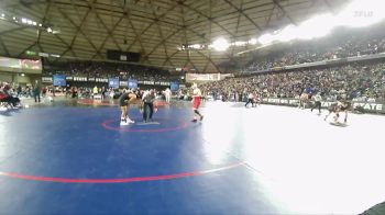 Boys 2A 157 lbs Champ. Round 1 - Breyden Childress, Marysville Pilchuck vs Jacob Uc Ayala, Steilacoom