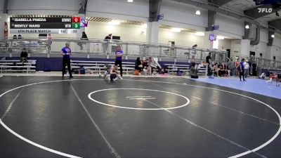 98 lbs 5th Place Match - Bently Ward, Warrior Trained Wrestling vs Isabella Pineda, Gracie Barra Westchase Wrestling Club