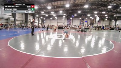85 lbs Rr Rnd 2 - Michael Nicosia, Mat Assassins Red vs Brennan Egan, Team Gotcha