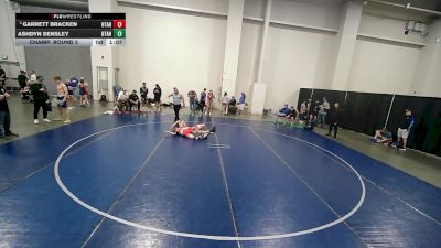 113 lbs Champ. Round 3 - Garrett Bracken, Utah vs Ashdyn Densley, Utah