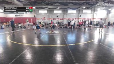 123 lbs Semis & Wb - Anthony Valls, Mat Assassins Red vs Arturo Reyes, Mat Assassins Black