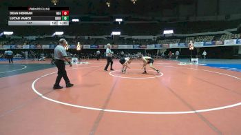 157 lbs Placement (16 Team) - Dean Herman, Freedom vs Lucas Vance, Grundy