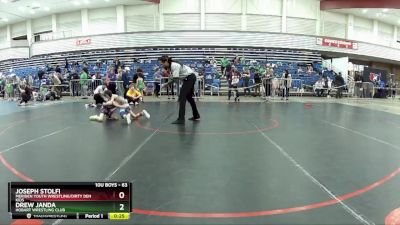 63 lbs Cons. Round 2 - Drew Janda, Hobart Wrestling Club vs Joseph Stolfi, Meriden Youth Wrestling/Dirty Den Kids