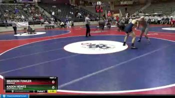 6 lbs Quarterfinal - Kaden Heintz, Bentonville West vs Braydon Fowler, Heritage