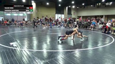 80 lbs Round 4 (6 Team) - Valen King, The Factory Wrestling vs Andrew Sanford, Williamson County WC