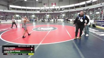 108 lbs Quarterfinal - Lukas Mills-travis, Haverling, NY vs Craig Monda, Tottenville-PSAL