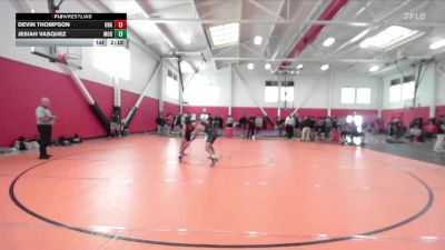 157 lbs Champ. Round 1 - Devin Thompson, Unattached vs Jesiah Vasquez, Modesto Junior College