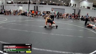 150 lbs Round 6 (8 Team) - Jonas Mannier, Faith & Fellowship WC vs Declan Obyrne, Kraken Blue