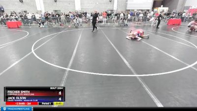 126 lbs Cons. Round 4 - Fischer Smith, Chippewa Elite Wrestling vs Jack Olson, Crass Trained: Weigh In Club