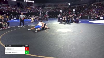 190 lbs Consi Of 32 #2 - Dominic DeBo, James Logan vs Matthew Gutierrez, Brawley