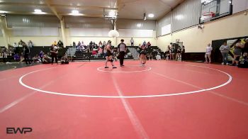 145 lbs Rr Rnd 3 - Makayla Goodell, Sand Springs Girls vs Emily Beckley, Broken Arrow Girls HS