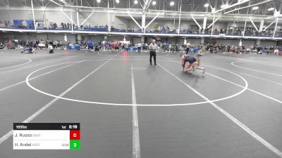 165 lbs Consi Of 32 #2 - Joe Russo, Unattached-Hofstra vs Hunter Andel, Kent State