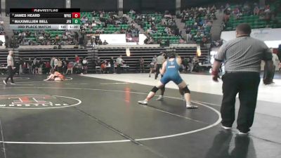 1A-4A 157 3rd Place Match - James Heard, White Plains vs Maximillien Bell, St. John Paul II