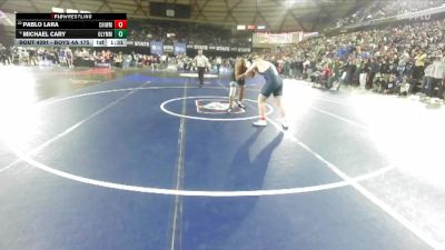 Boys 4A 175 lbs Champ. Round 2 - Pablo Lara, Chiawana vs Michael Cary, Olympia