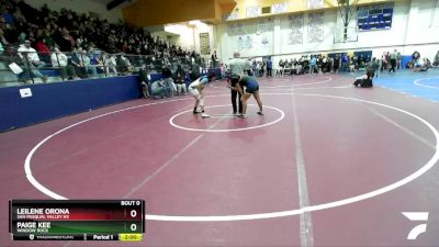 165 lbs Round 3 - Paige Kee, Window Rock vs Leilene Orona, San Pasqual Valley Hs