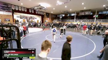 160 lbs Champ. Round 2 - Cyrus Comia, Tahoma vs Cullen Billings, Pullman