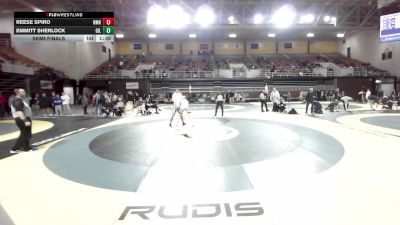 190 lbs Semifinal - Reese Spiro, Northfield Mt Hermon vs Emmitt Sherlock, Gilman