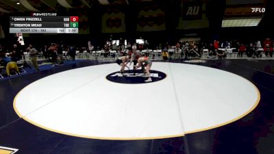 184 lbs Champ. Round 1 - Owen Frizzell, Heidelberg vs Trenton Mead, Thiel