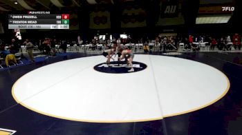 184 lbs Champ. Round 1 - Owen Frizzell, Heidelberg vs Trenton Mead, Thiel