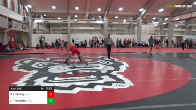 133 lbs Quarterfinal - Gary Wayne Harding, UNC Unattached vs Jarrett Trombley, NCSU Unattached