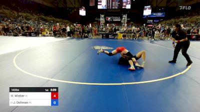 140 lbs Cons 16 #1 - Holland Wieber, ID vs Josephine Dollman, PA