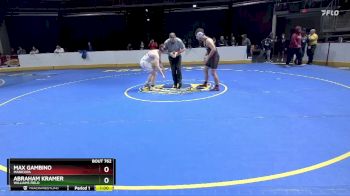 190 lbs 5th Place Match - Abraham Kramer, Williams Field vs Max Gambino, Maricopa