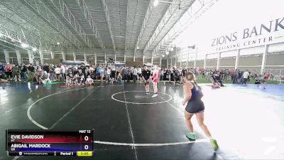 130 lbs Semifinal - Evie Davidson, UT vs Abigail Mardock, OR