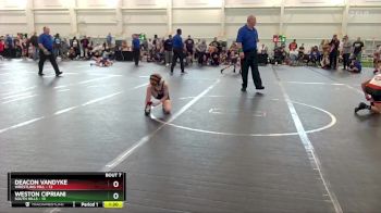 72 lbs Semis & 1st Wrestleback (8 Team) - Weston Cipriani, South Hills vs Deacon Vandyke, Wrestling Mill