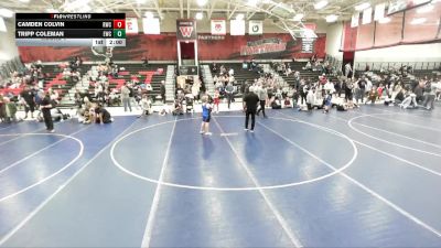 90-103 lbs Round 1 - Camden Colvin, Roy Wrestling Club vs Tripp Coleman, Empire Wrestling Club