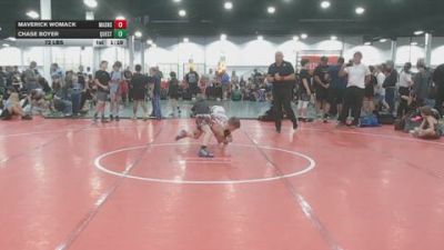 72 lbs Rr Rnd 1 - Maverick Womack, Mat Assassins White - BK8E vs Chase Boyer, Quest - BK8E