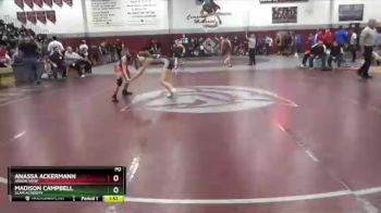 111 lbs Round 5 - Anassa Ackermann, Arbor View vs Madison Campbell, SLAM Academy