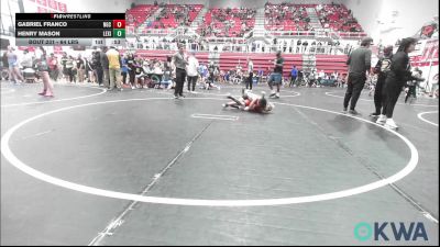 64 lbs Consi Of 8 #1 - Gabriel Franco, NGC vs Henry Mason, Lexington Wrestling Club
