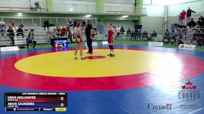 46kg Round 1 - Unya Hollmayer, Rhino WC vs Nevis Saunders, Coast WA