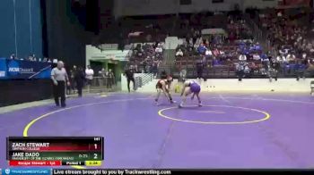 141 lbs 5th Place Match - Zach Stewart, Simpson College vs Jake Dado, University Of The Ozarks (Arkansas)