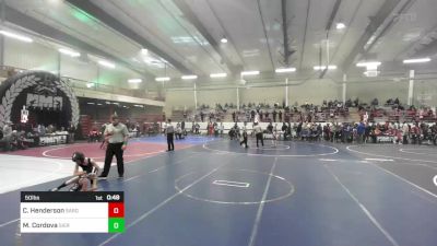 50 lbs Rr Rnd 1 - Corbin Henderson, Sargent Farmers vs Max Cordova, Sierra Grande Panthers