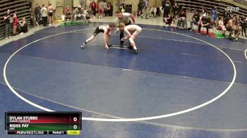 81-87 lbs Cons. Round 5 - Dylan Stubbs, Kanab Cowboys vs Riggs Pay, JWC
